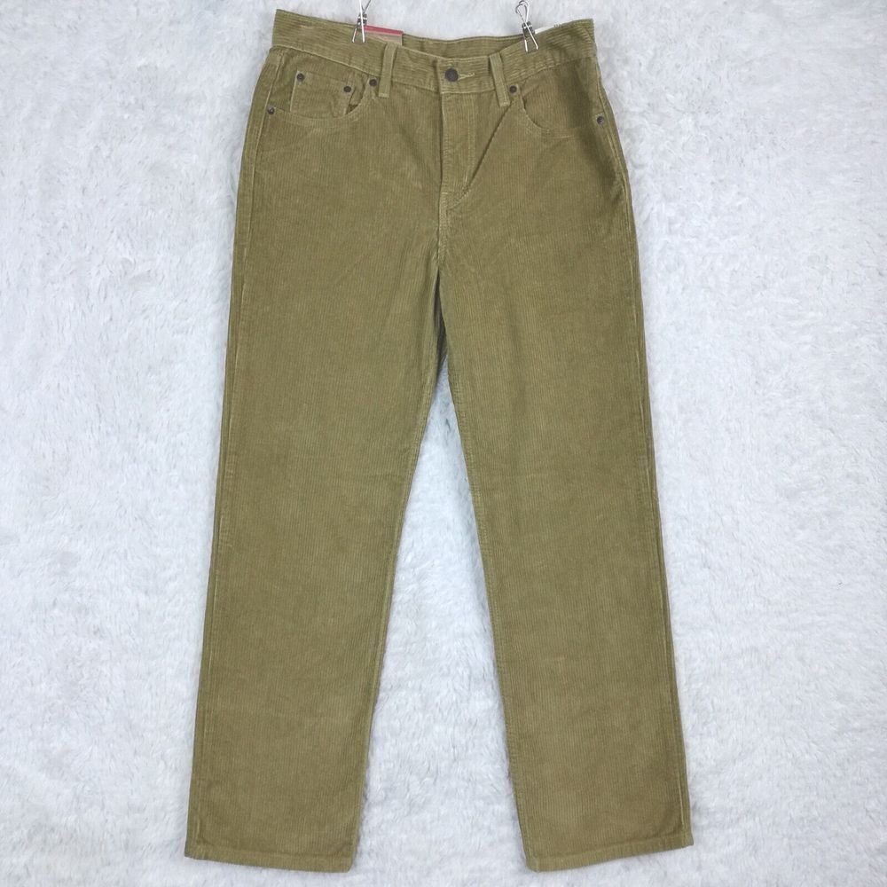 Levi's Womens Pants Straight‎ Leg Low Pro Corduroy Mid Rise Casual 29x30